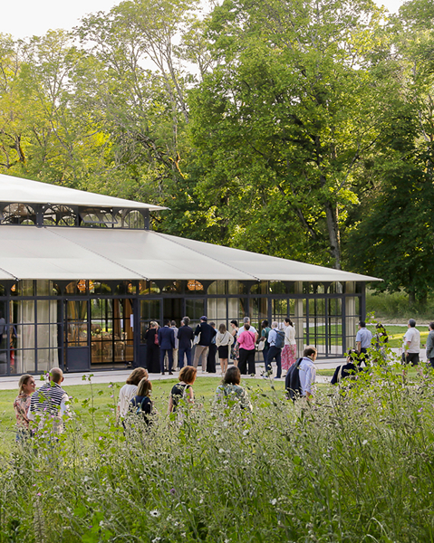 photo de l'exterieur de l'orangerie
