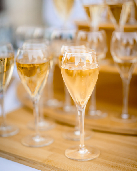 photo de verres dans l'orangerie